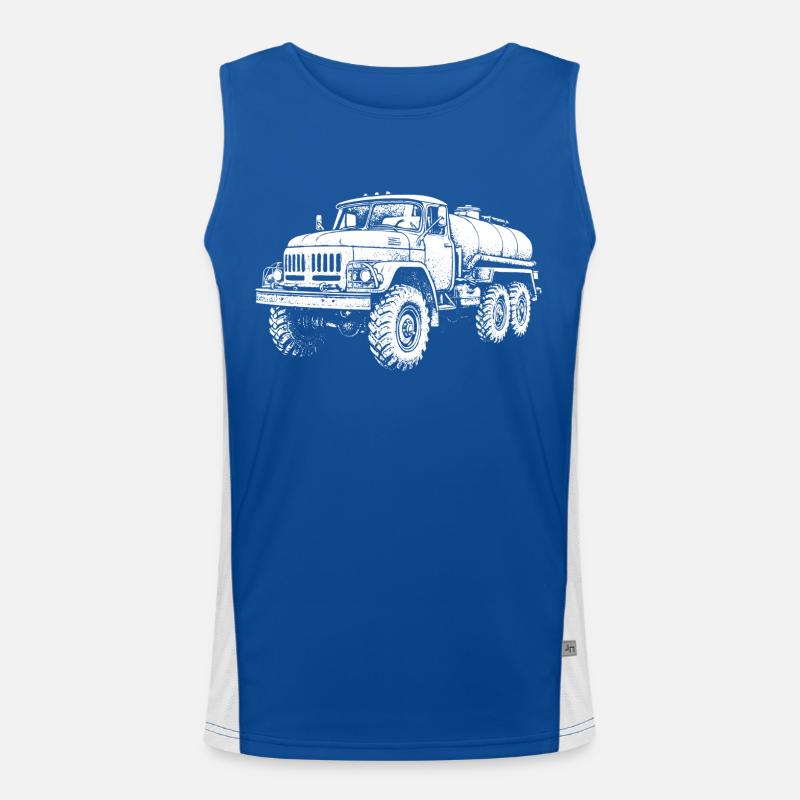 Schwerlast-Koloss Retro Funktionelles Kontrast-Tank Top für Männer 