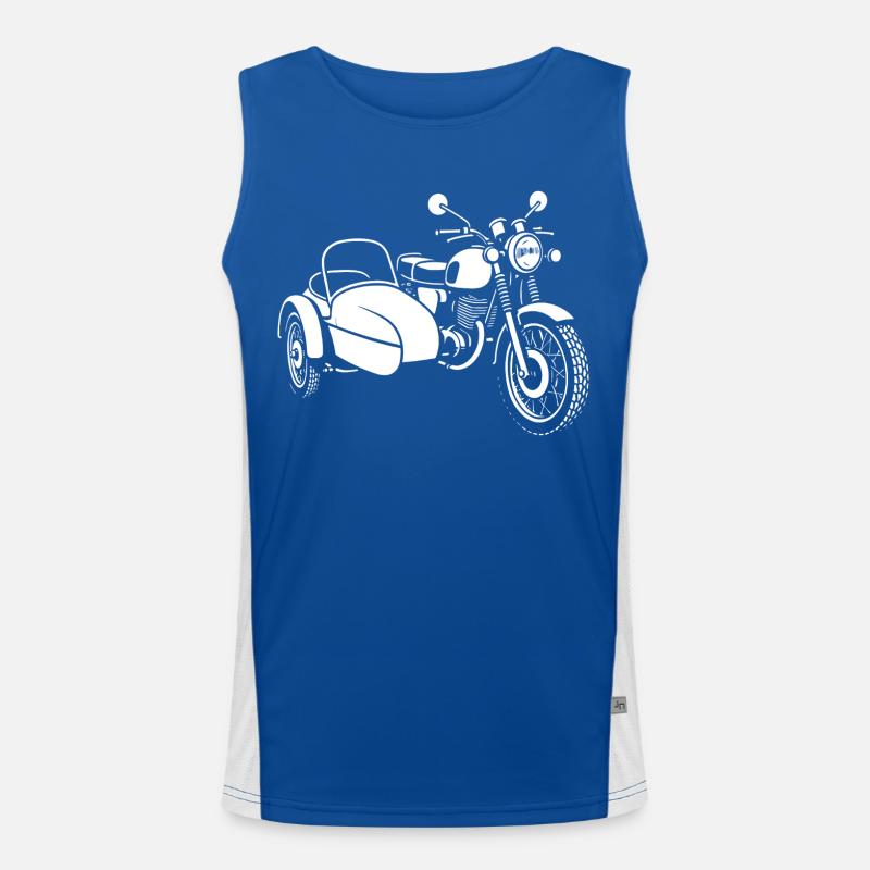 Eastern legend on three wheels Men's Functional Contrast Tank Top 