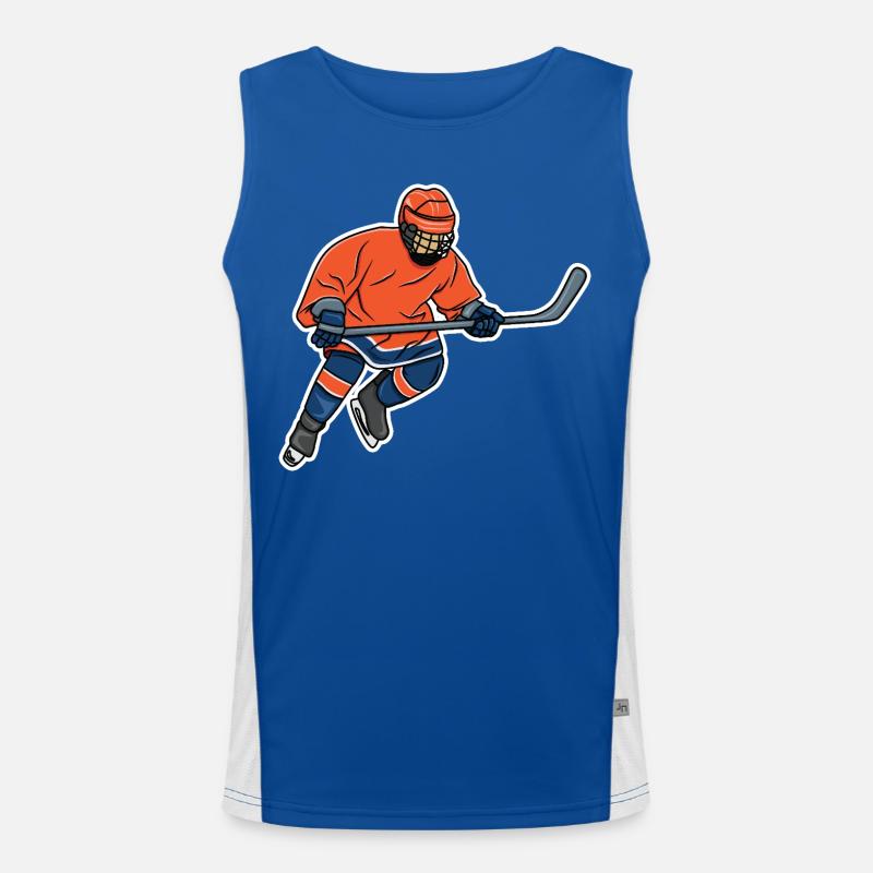 Eishockey Funktionelles Kontrast-Tank Top für Männer 