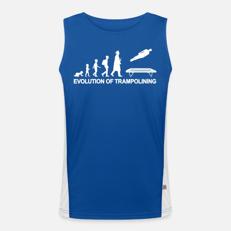 Evolution Trampolinist Funktionelles Kontrast-Tank Top für Männer 