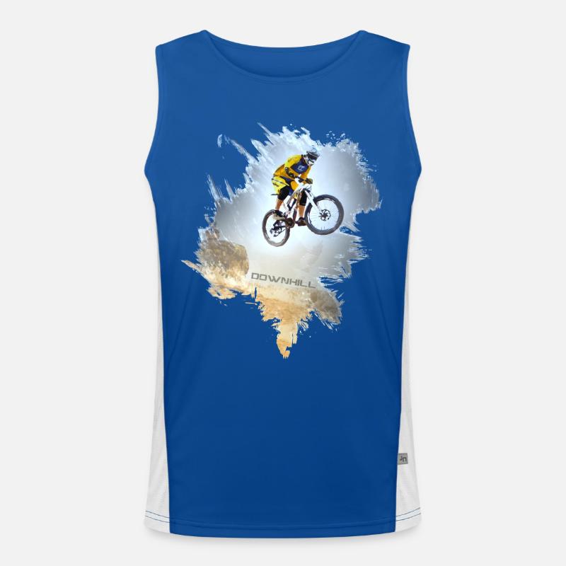 Ride the Drop Funktionelles Kontrast-Tank Top für Männer 