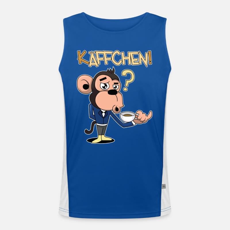 Coffee, please! Men's Functional Contrast Tank Top 