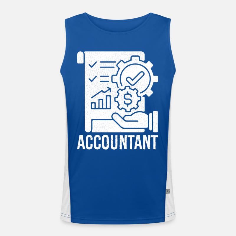 Comptable Vintage Débardeur respirant contrasté Homme 