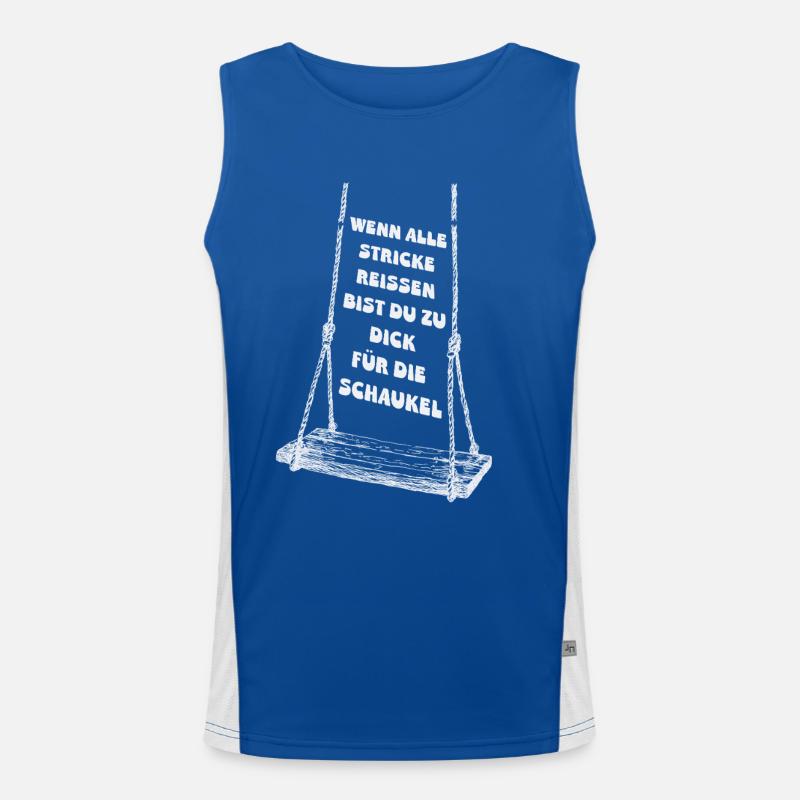 When all else fails Men's Functional Contrast Tank Top 