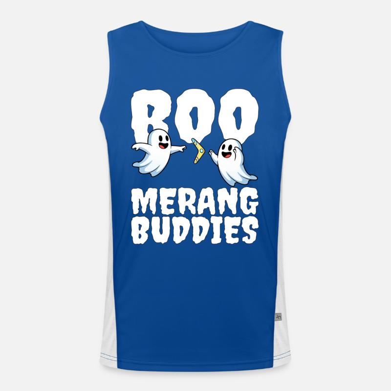 BOO-MERANG BUDDIES - GEIST HALLOWEEN Funktionelles Kontrast-Tank Top für Männer 