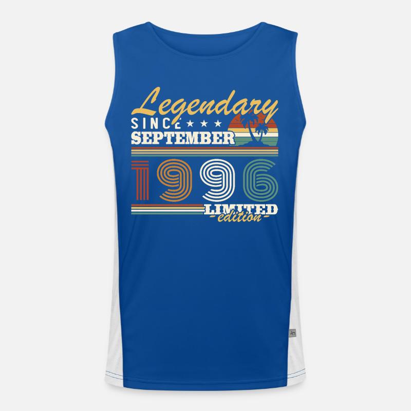 September 1996 Vintage Geburtstagsgeschenk Funktionelles Kontrast-Tank Top für Männer 