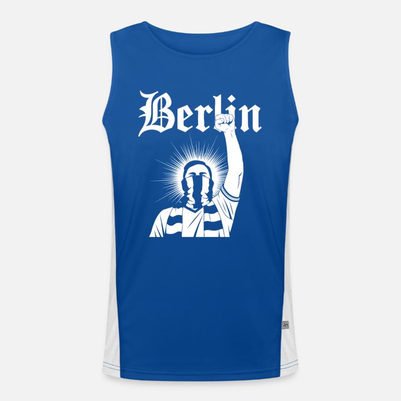 Art graphique de la résurrection de Berlin Débardeur respirant contrasté Homme 