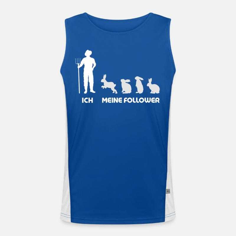 Moi, mes disciples, Rabbit Man Débardeur respirant contrasté Homme 