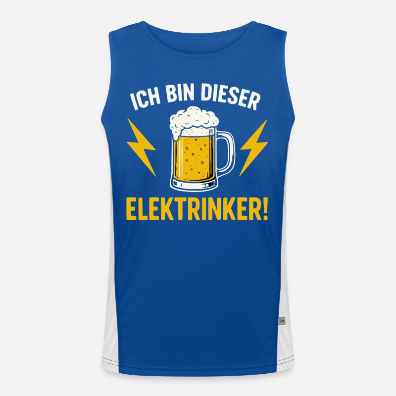 Electrician Men's Functional Contrast Tank Top 