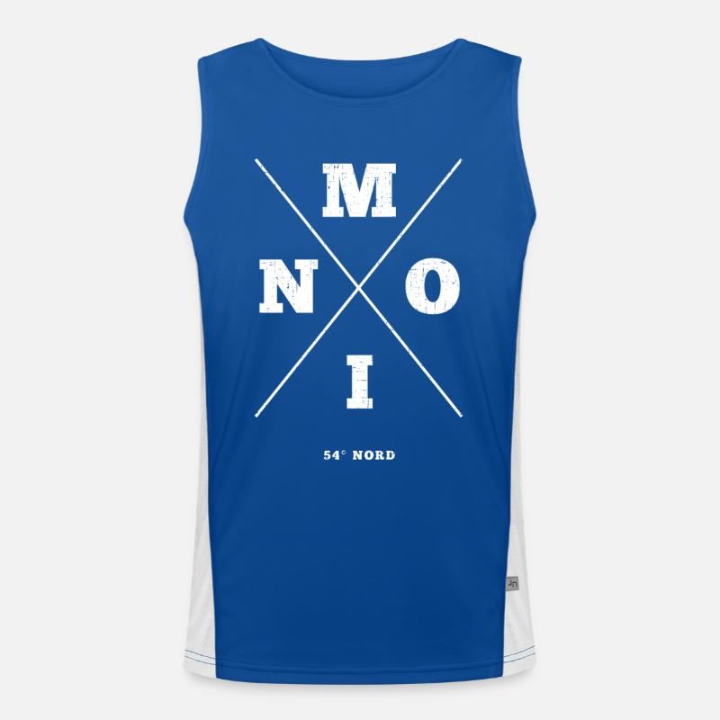 Conception maritime avec Moin 54°Nord Débardeur respirant contrasté Homme 