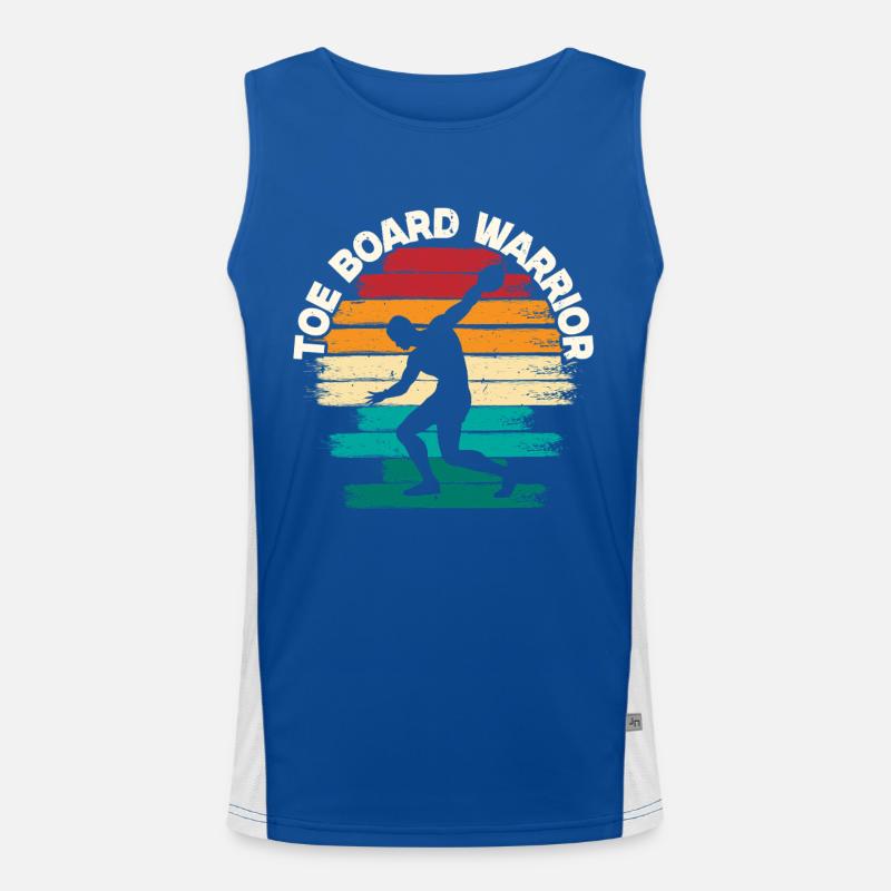 Shot Put Shot Put Toe Board Warrior Men's Functional Contrast Tank Top 