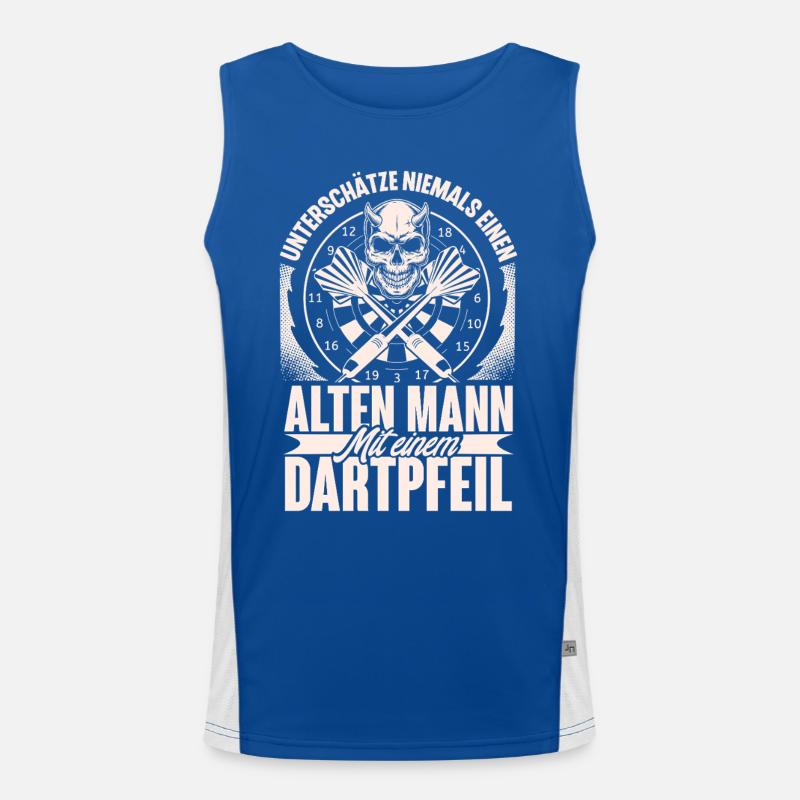 darts Men's Functional Contrast Tank Top 