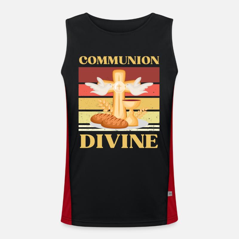 COMMUNION  DIVINE  - PREMIERE COMMUNION Débardeur respirant contrasté Homme 