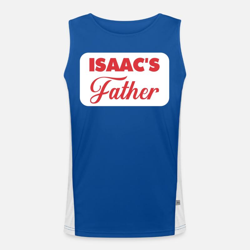 Conception de célébration du père d’Isaac Débardeur respirant contrasté Homme 