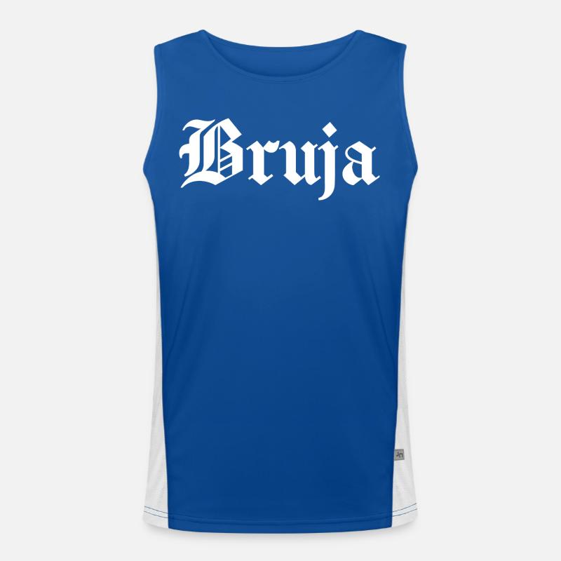 Bruja Hexe Halloween Funktionelles Kontrast-Tank Top für Männer 