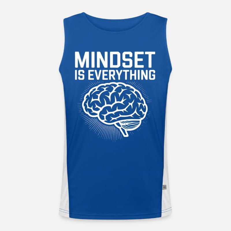 Mindset is everything Men's Functional Contrast Tank Top 