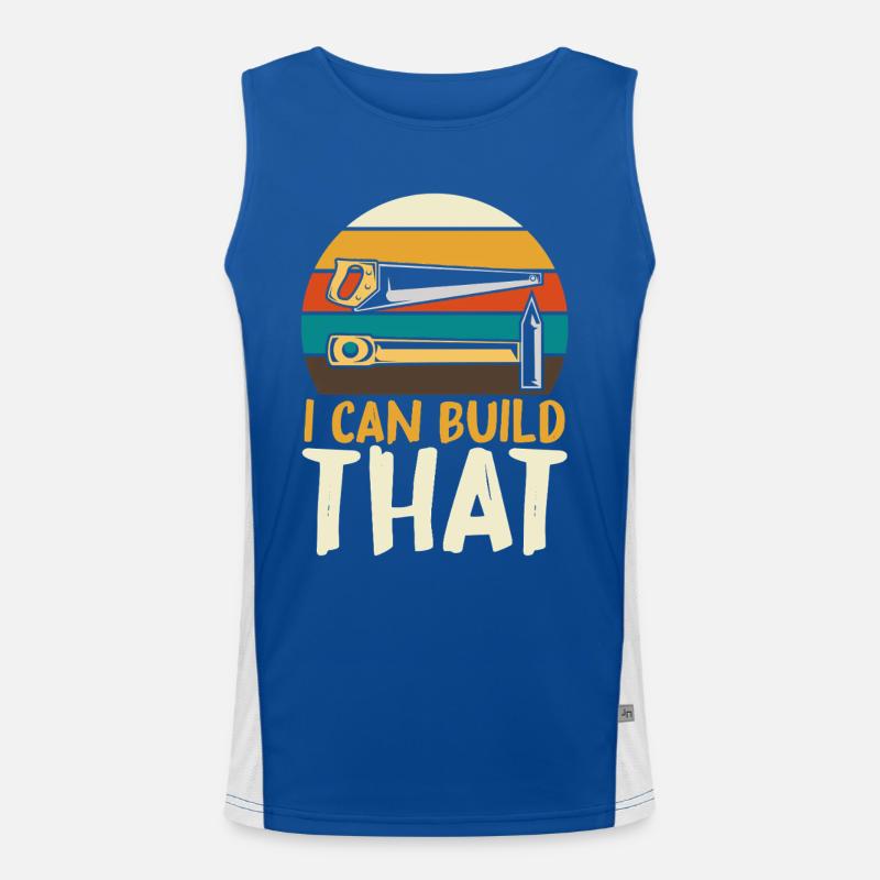 Je peux construire ce bricolage Débardeur respirant contrasté Homme 