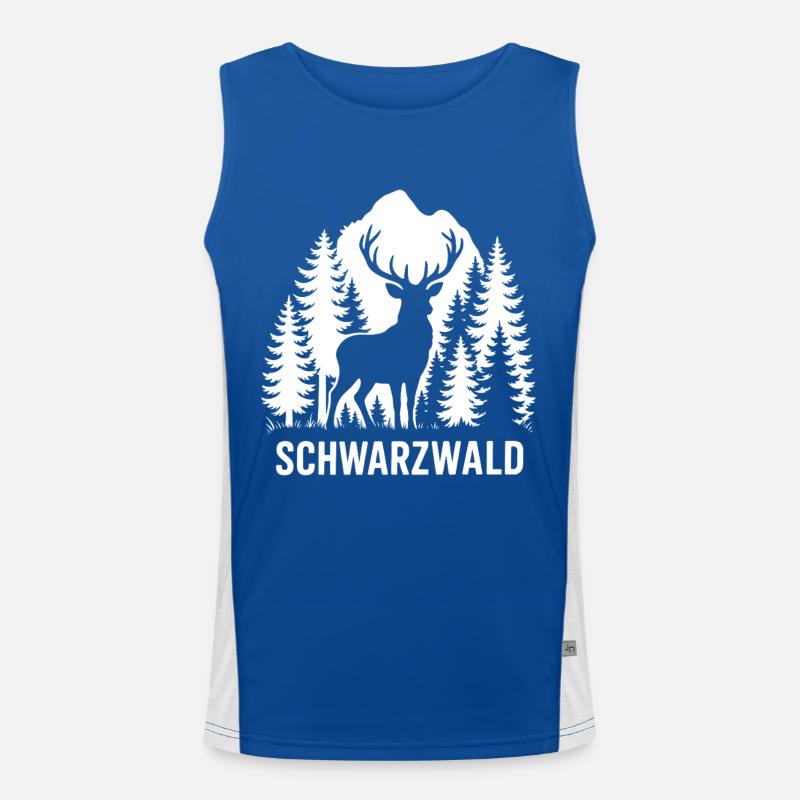 Black Forest Men's Functional Contrast Tank Top 