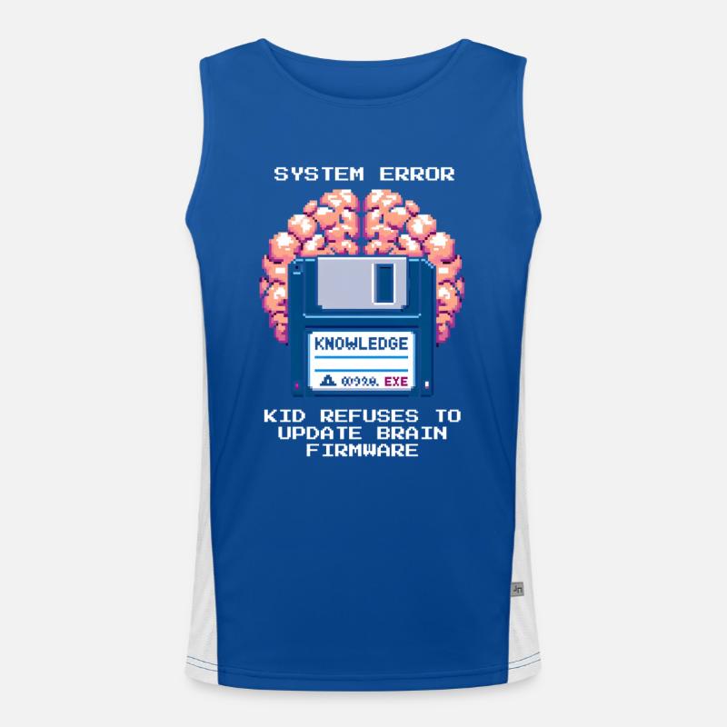 System Error: Update Denied | Homeschool Men's Functional Contrast Tank Top 