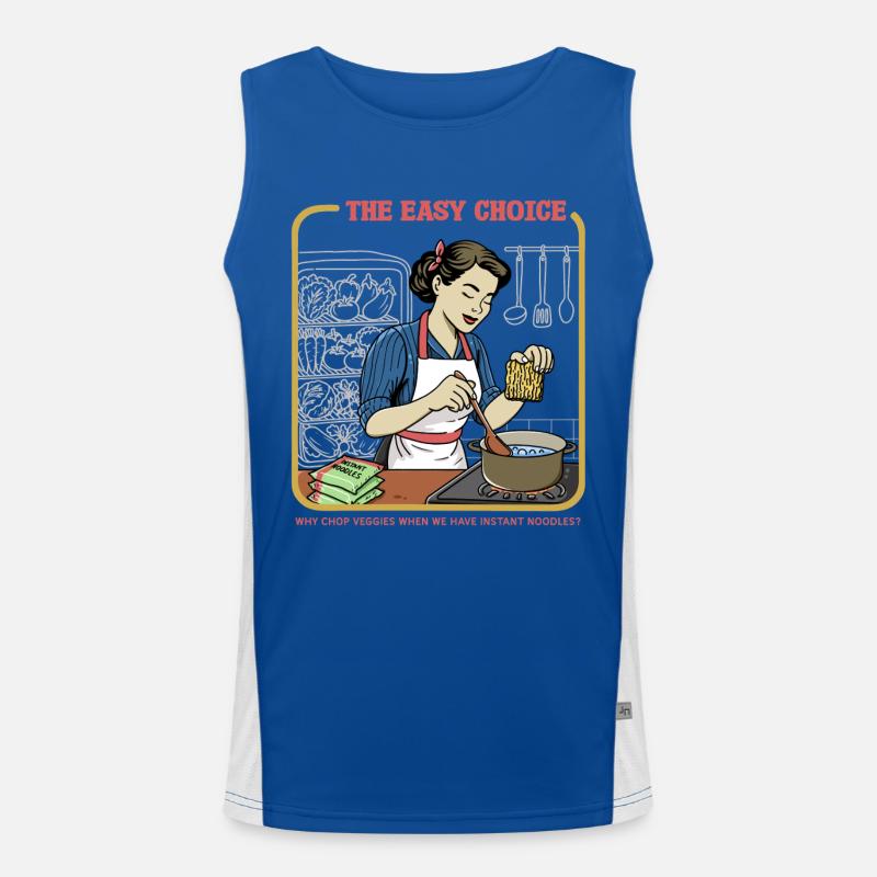 Die einfache Wahl Funktionelles Kontrast-Tank Top für Männer 