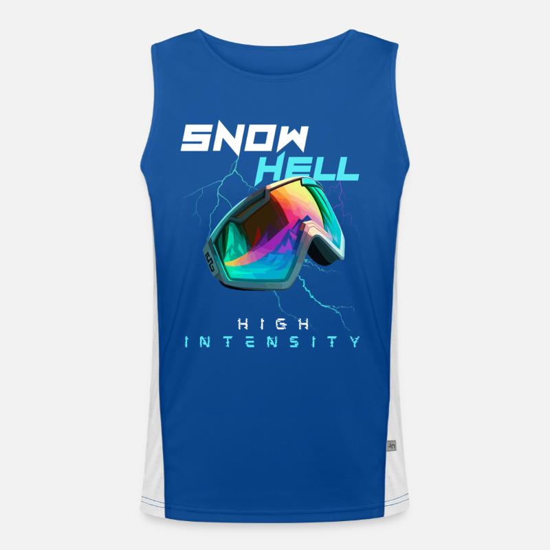 Snow Hell - High Intensity Men's Functional Contrast Tank Top 