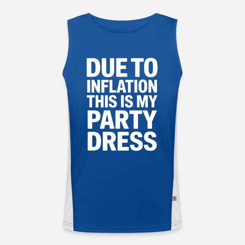 Inflation Robe de soirée Dire Débardeur respirant contrasté Homme 