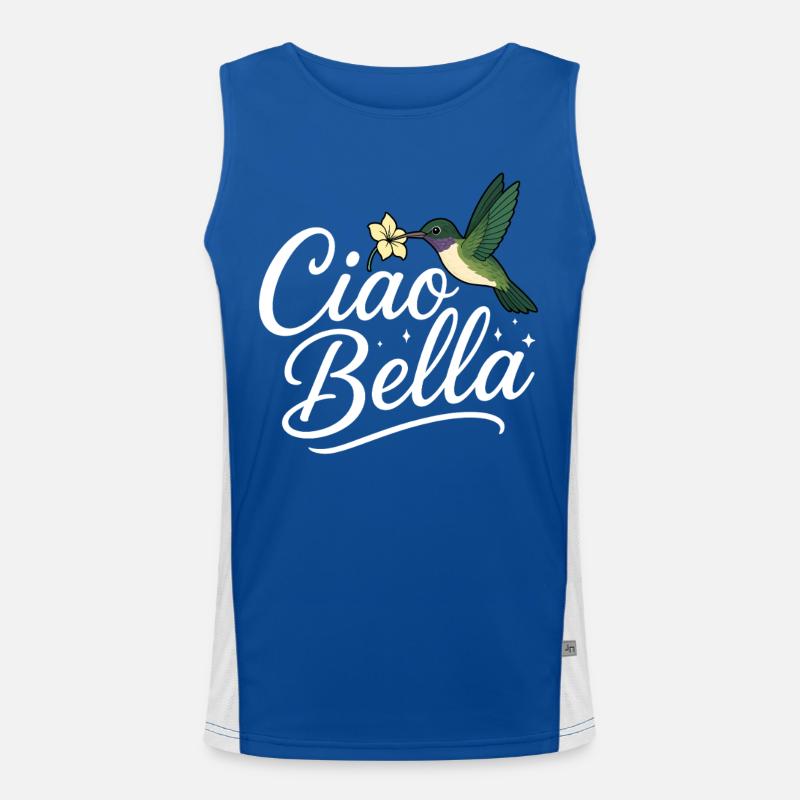 Ciao Bella Funktionelles Kontrast-Tank Top für Männer 
