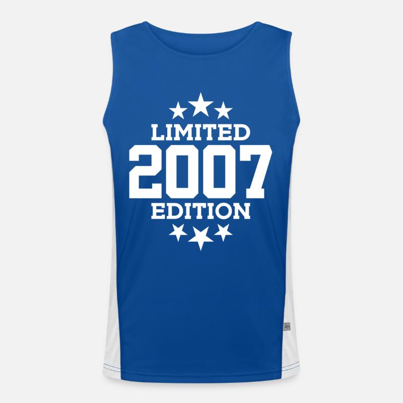 ÉDITION LIMITÉE 2007 19E ANNIVERSAIRE Débardeur respirant contrasté Homme 