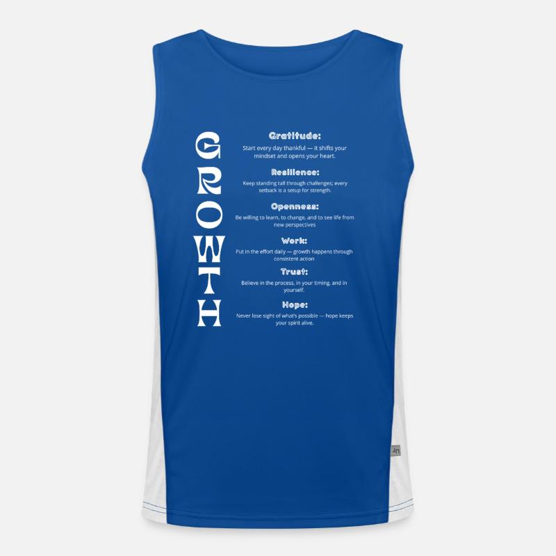 Wachstumsentwicklung Funktionelles Kontrast-Tank Top für Männer 