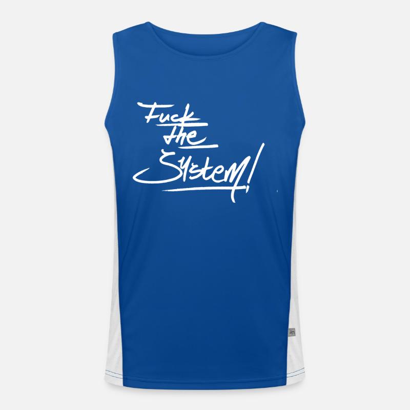 F t S Funktionelles Kontrast-Tank Top für Männer 
