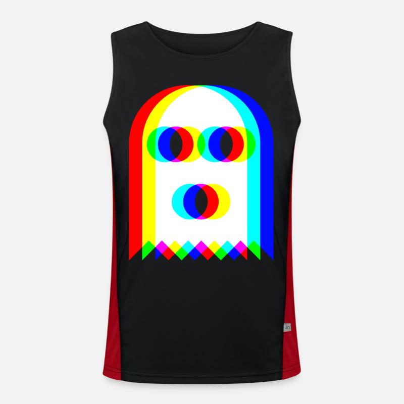 👻 RGB-Geist Funktionelles Kontrast-Tank Top für Männer 