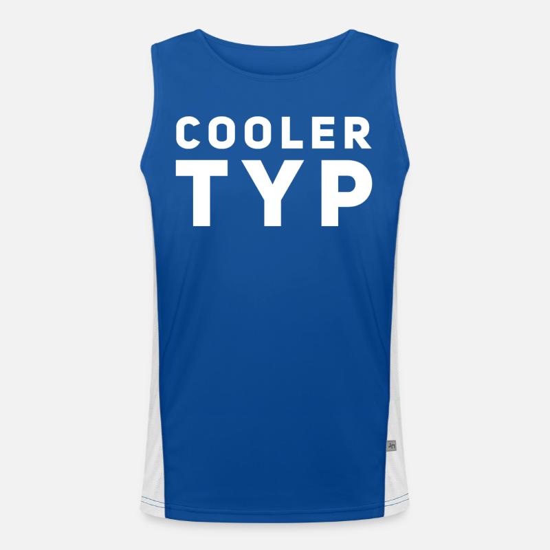So sieht ein cooler Typ aus Funktionelles Kontrast-Tank Top für Männer 