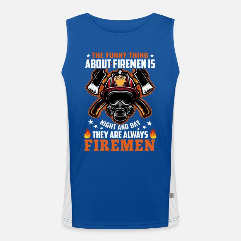 Pompier Débardeur respirant contrasté Homme 