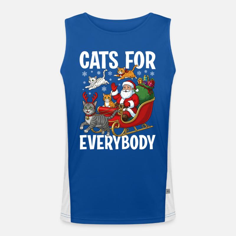 Cats for everybody Men's Functional Contrast Tank Top 
