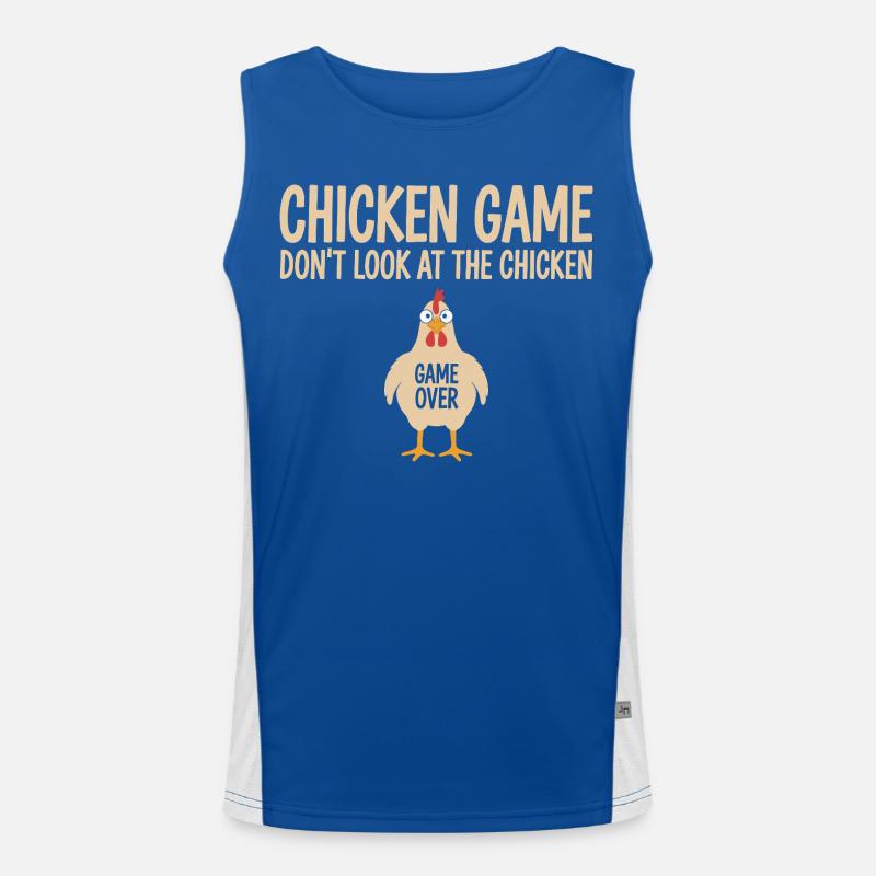 Jeu de poulets de théorie de jeu Débardeur respirant contrasté Homme 