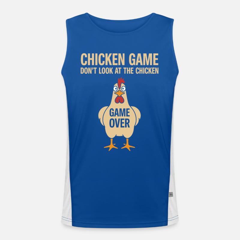 Jeu de poulets de théorie de jeu Débardeur respirant contrasté Homme 