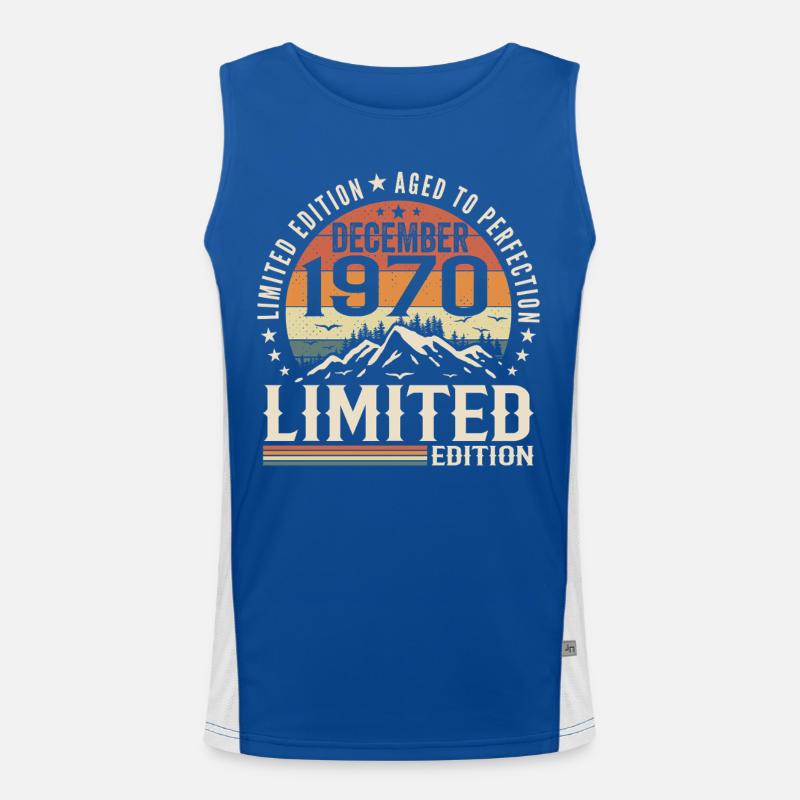 December 1970 Men's Functional Contrast Tank Top 