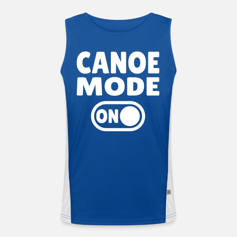 Canoe Mode ON Funktionelles Kontrast-Tank Top für Männer 