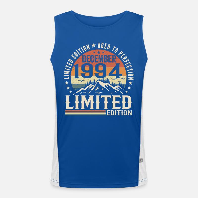 Dezember 1994 Funktionelles Kontrast-Tank Top für Männer 