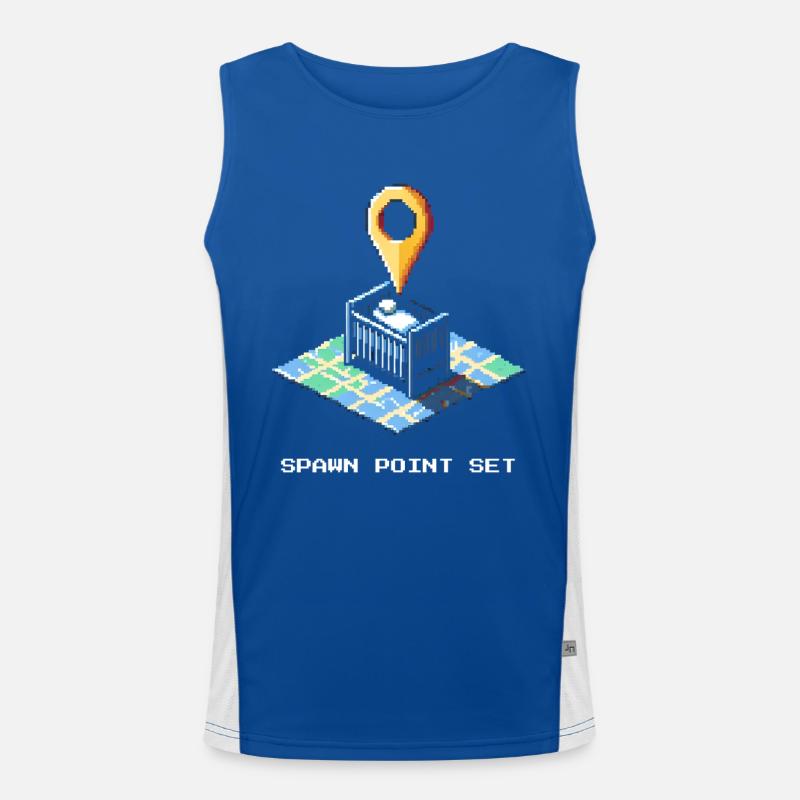 Ensemble de points d’apparition | Bébé est là Débardeur respirant contrasté Homme 