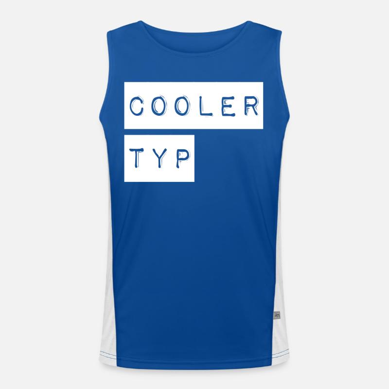 So sieht ein cooler Typ aus Funktionelles Kontrast-Tank Top für Männer 