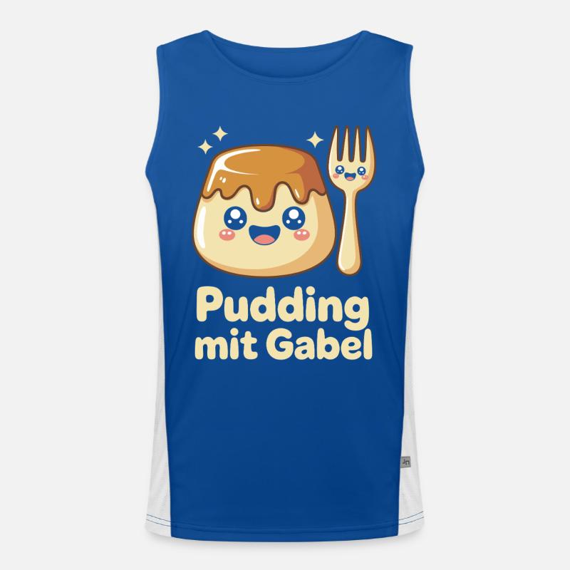 Pudding à la fourchette Débardeur respirant contrasté Homme 