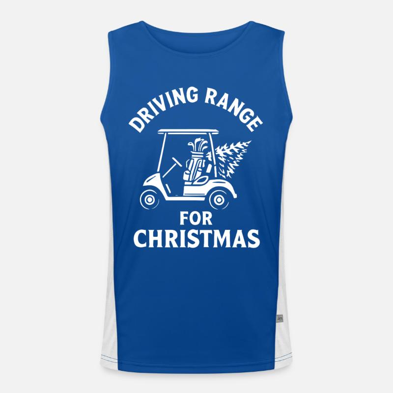 Practice pour le plaisir du golf de Noël Débardeur respirant contrasté Homme 