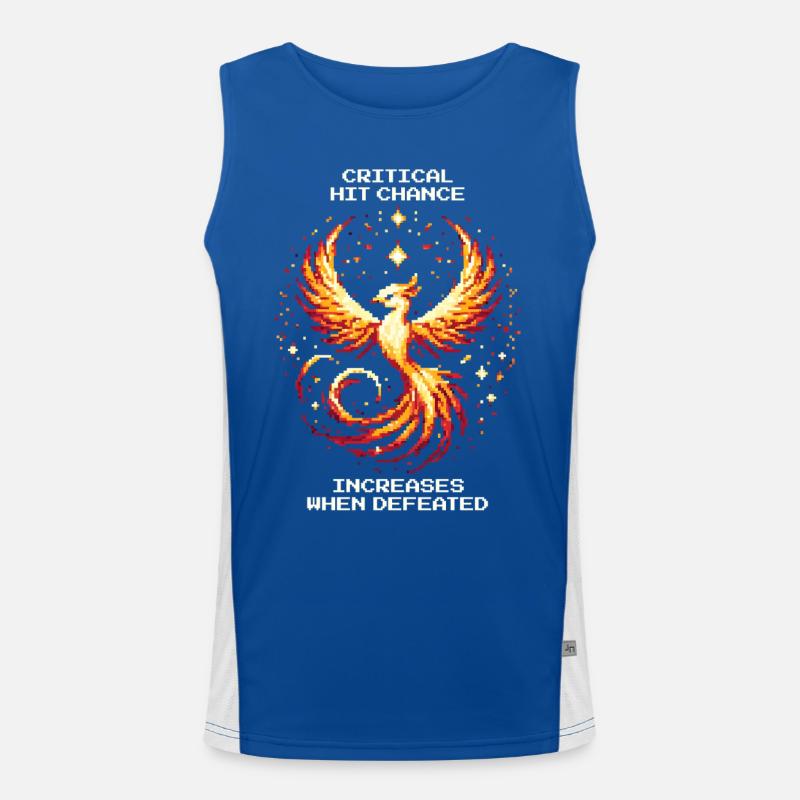 Les chances de coup critique augmentent après une défaite | RPG Roguelike Débardeur respirant contrasté Homme 