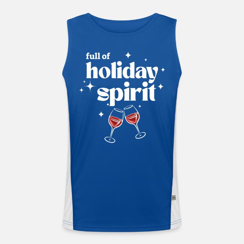 Voller Urlaubsstimmung Funktionelles Kontrast-Tank Top für Männer 