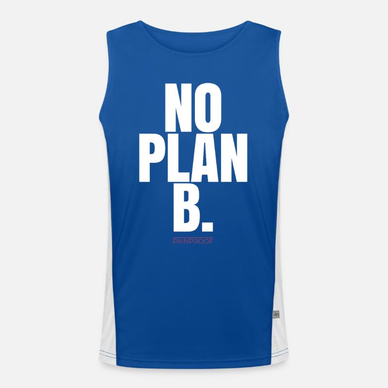 NO PLAN B Men's Functional Contrast Tank Top 