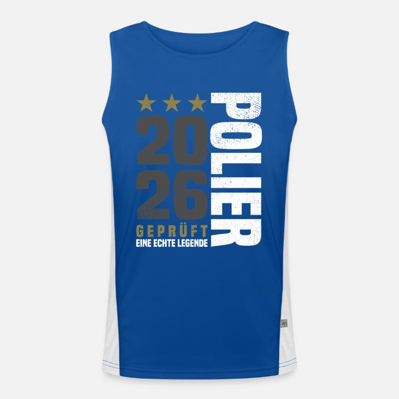 Geprüfter Polier 2026 Funktionelles Kontrast-Tank Top für Männer 