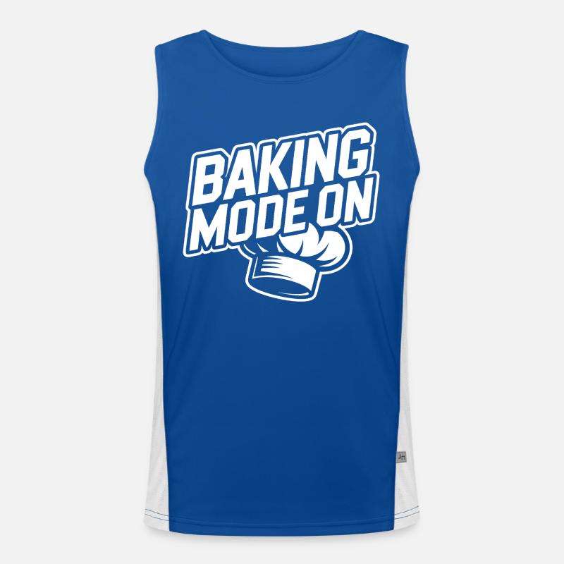 Baking Mode Active – Baker Style Men's Functional Contrast Tank Top 