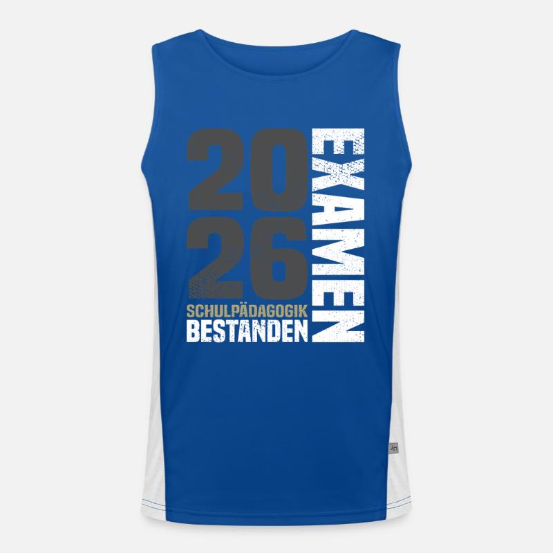 Examen Schulpädagogik 2026 Funktionelles Kontrast-Tank Top für Männer 