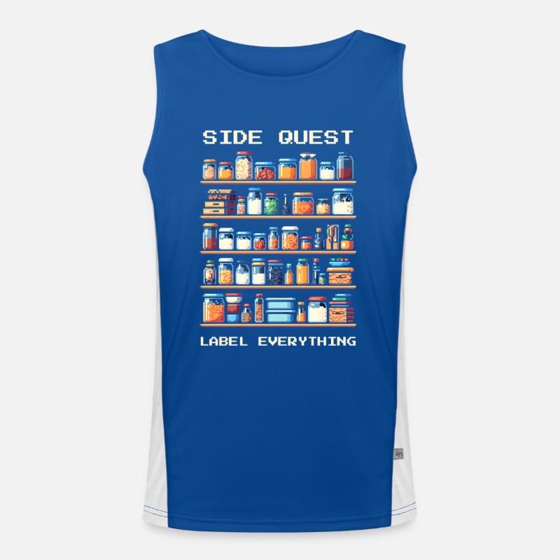 Side Quest | Label all Men's Functional Contrast Tank Top 